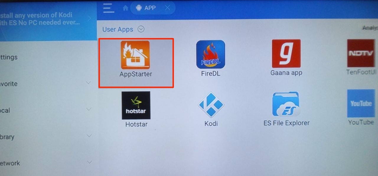 appstarter fire stick appstarter fire stick