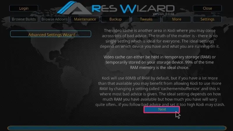 kodi buffering issues ares wizard