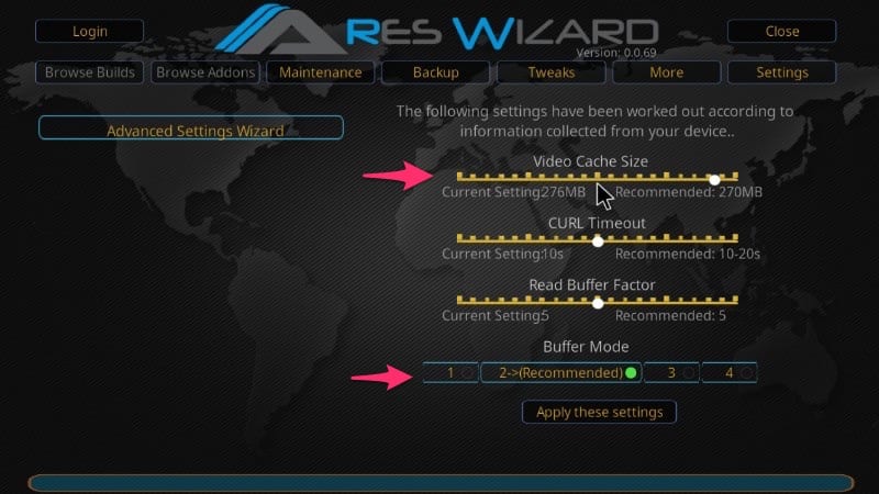 kodi advanced buffer settings