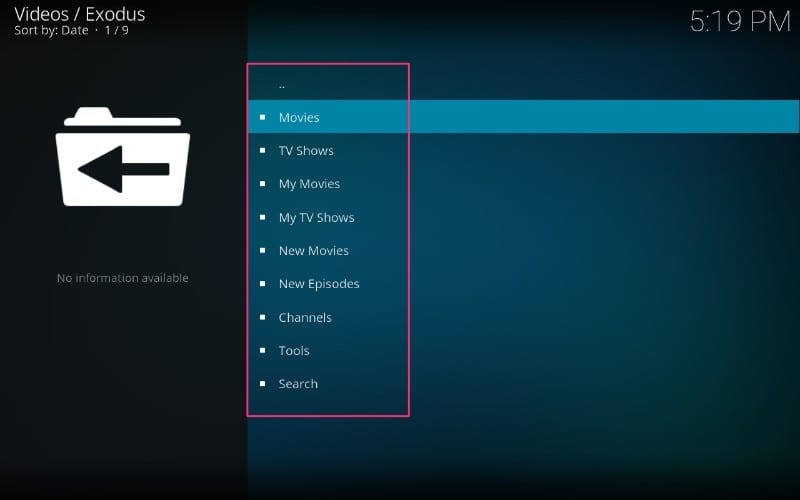 how to use exodus addon on kodi