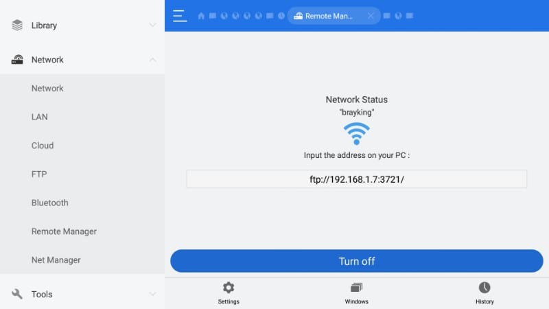 how to use ftp address to install apps on fire tv stick