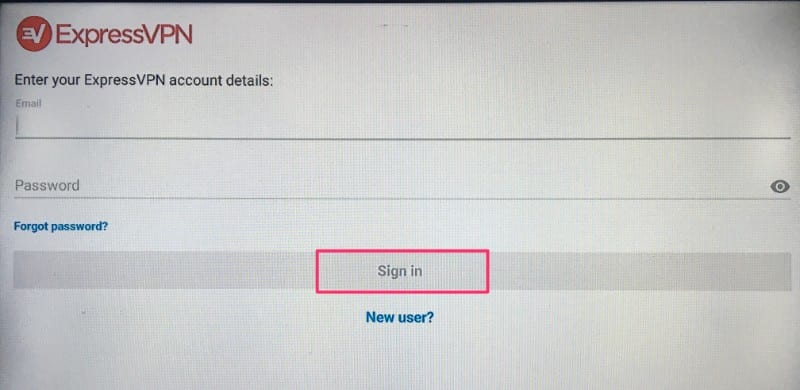 login expressvpn on firestick