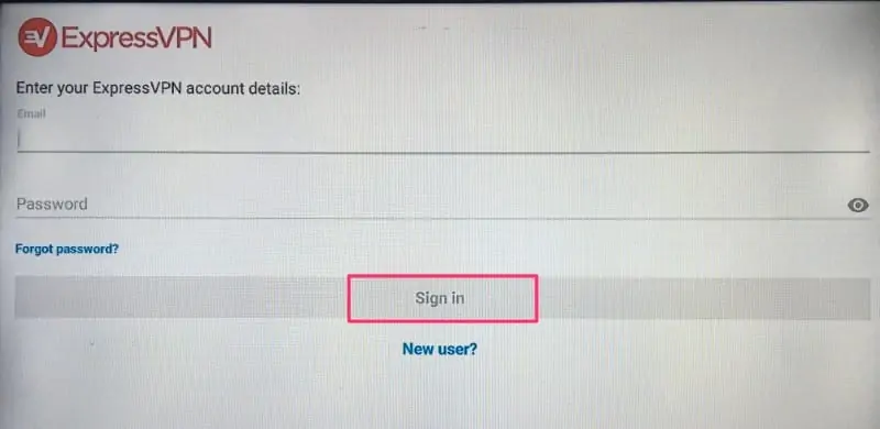 login expressvpn on firestick
