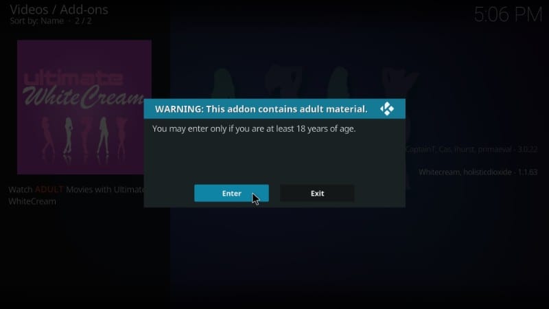 Addons porno kodi