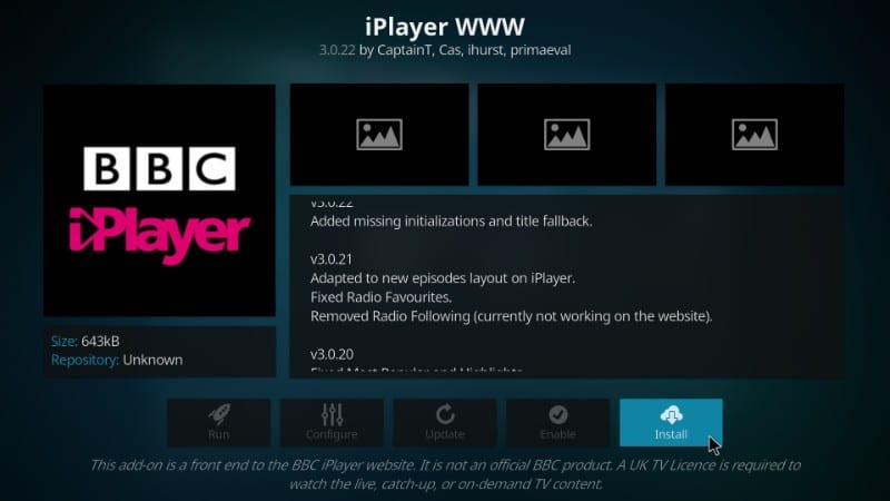 fifa football world cup live stream on kodi