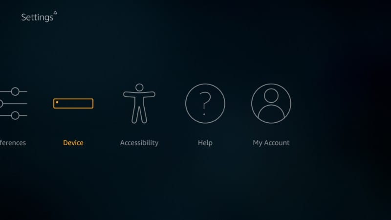 device settings on firestick