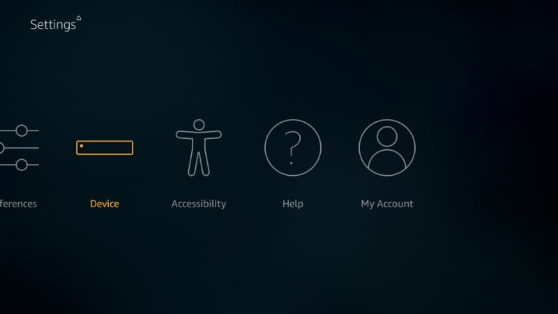 device settings on firestick