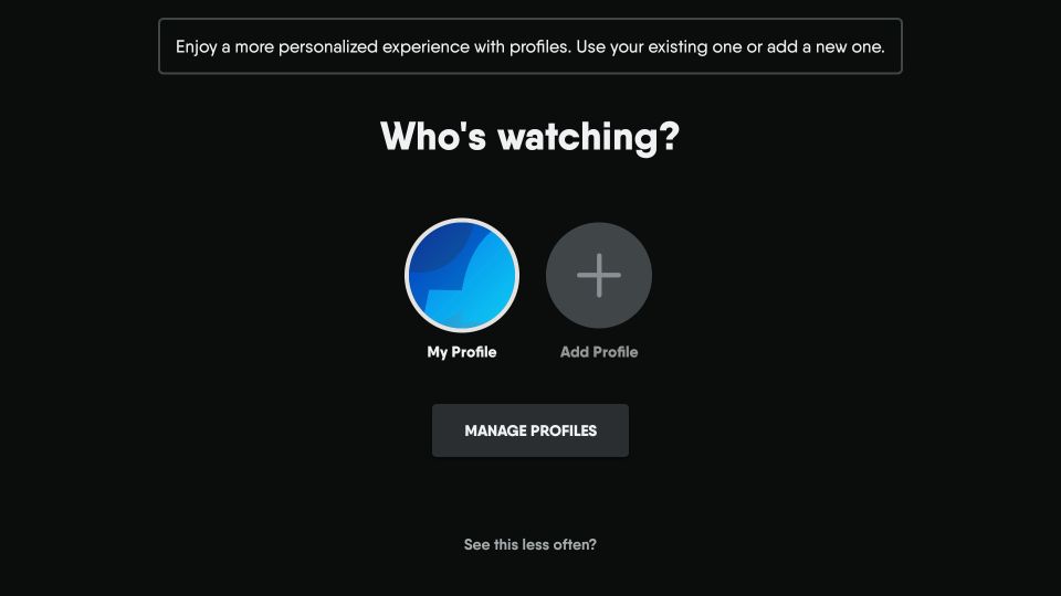 choose profile