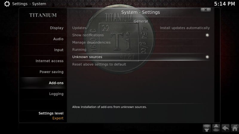 steps to install addons on kodi builds