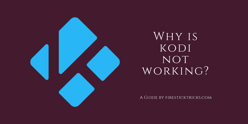 kodi not working