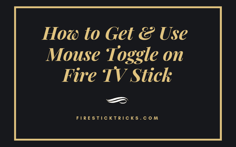 How To Install Mouse Toggle On Firestick 4k Lite Fire Tv Cube 21