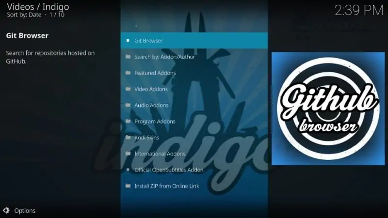 git browser kodi exodus redux addon