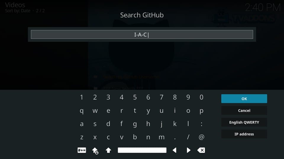 search github with git browser