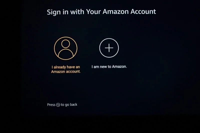 Amazon account for on sale firestick
