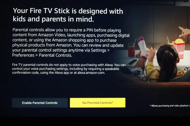 parental control on amazon fire tv stick 4k