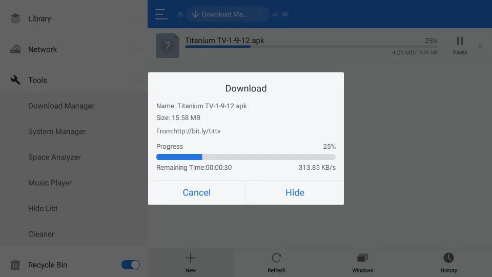 titanium tv apk