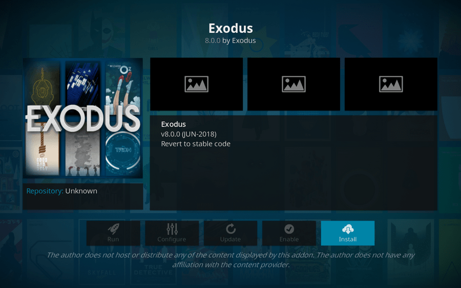 new kodi exodus 2018