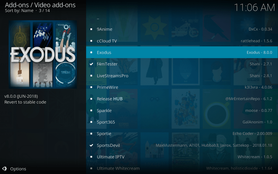 exodus addon kodi 17