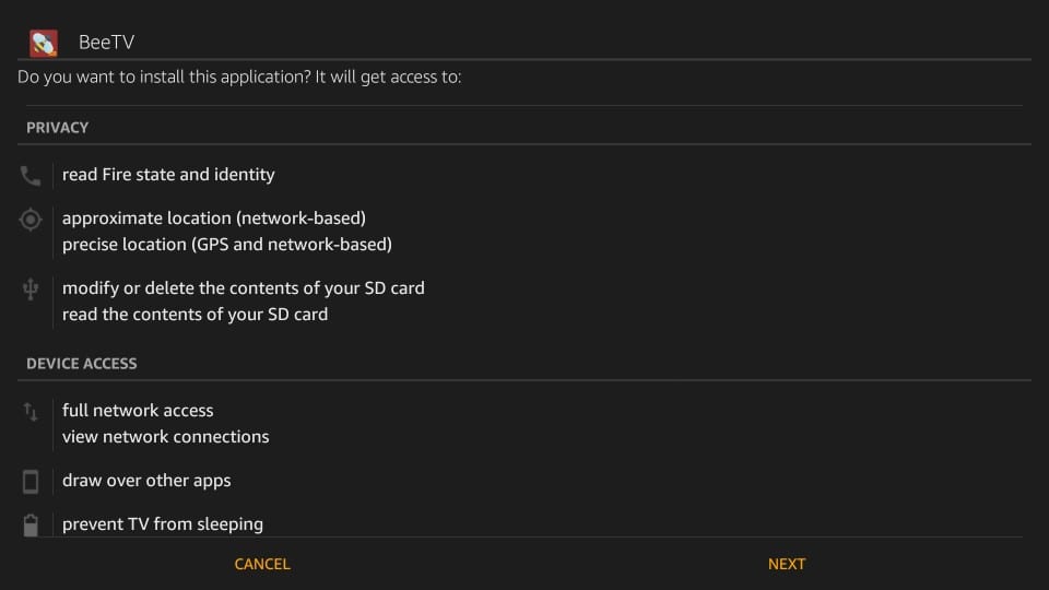 install firestick beetv app