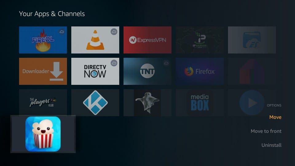 how to use popcorn time on firestick