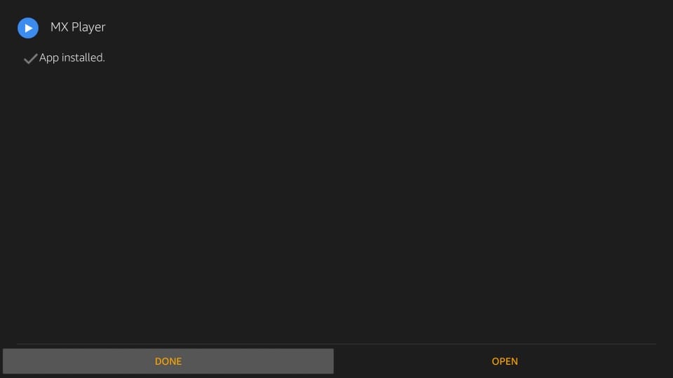 install mx player app on fire stick