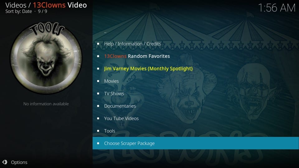 13 clowns no stream available 