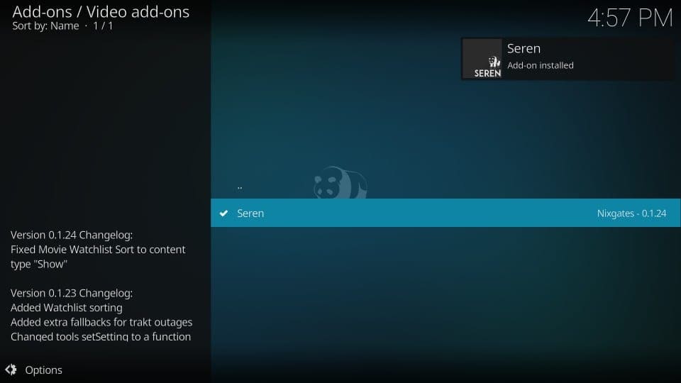 seren kodi addon
