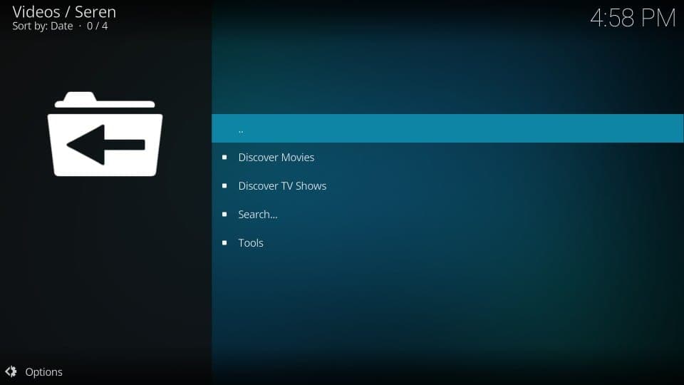 how to use seren addon on kodi