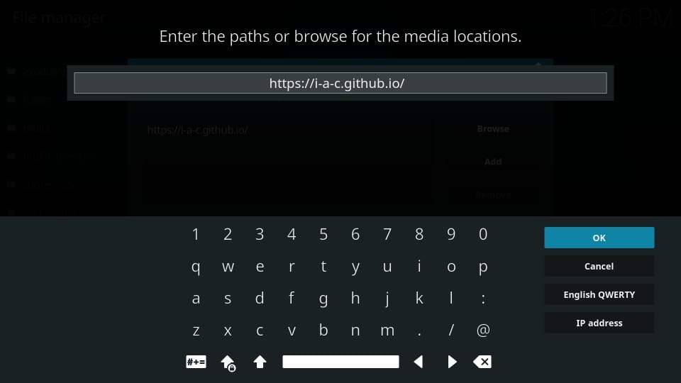 add kodi repo url