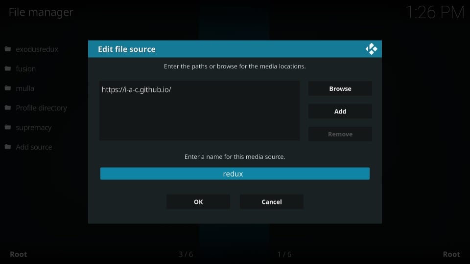 add repository on kodi