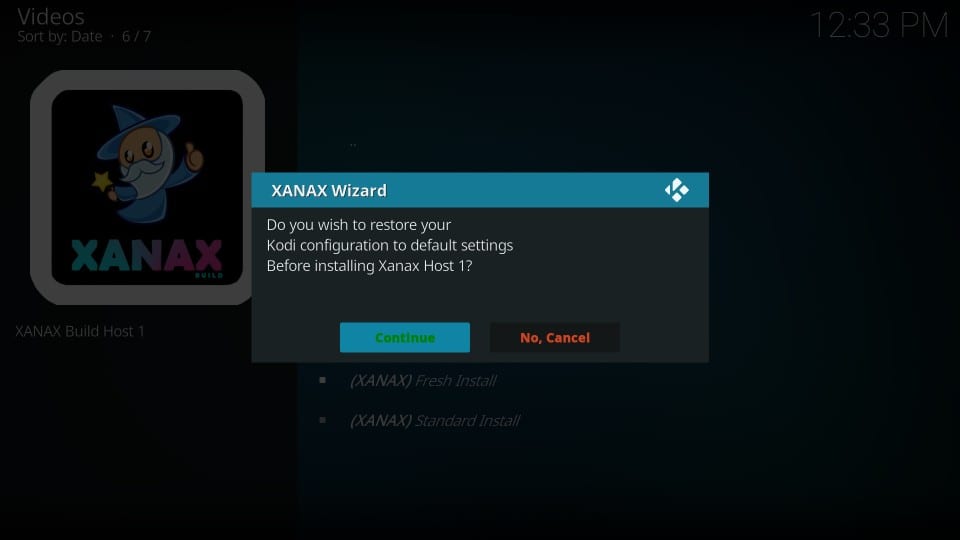 kodi xanax