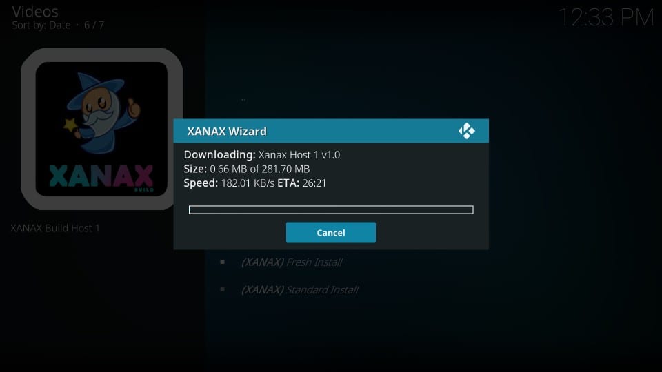 how to install xanax kodi build