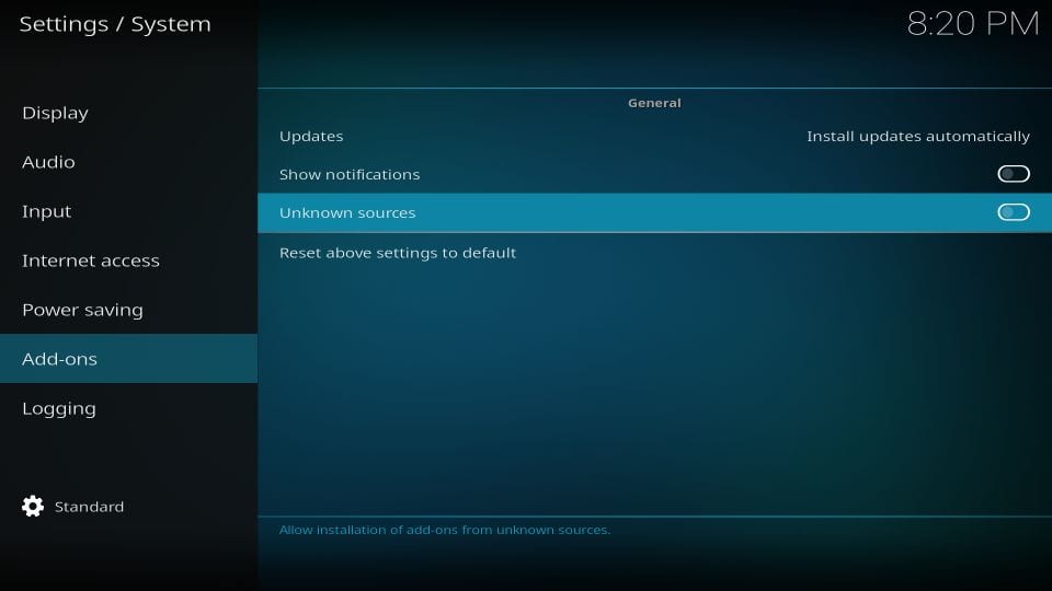 how to install 7 of 9 addon on kodi