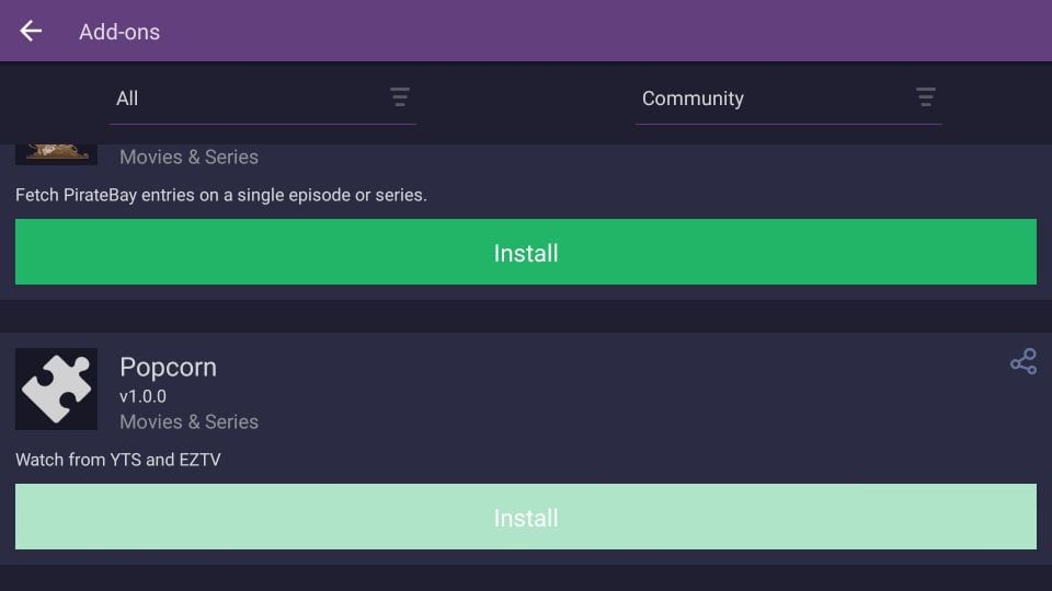 stremio addons for firestick and android tv box