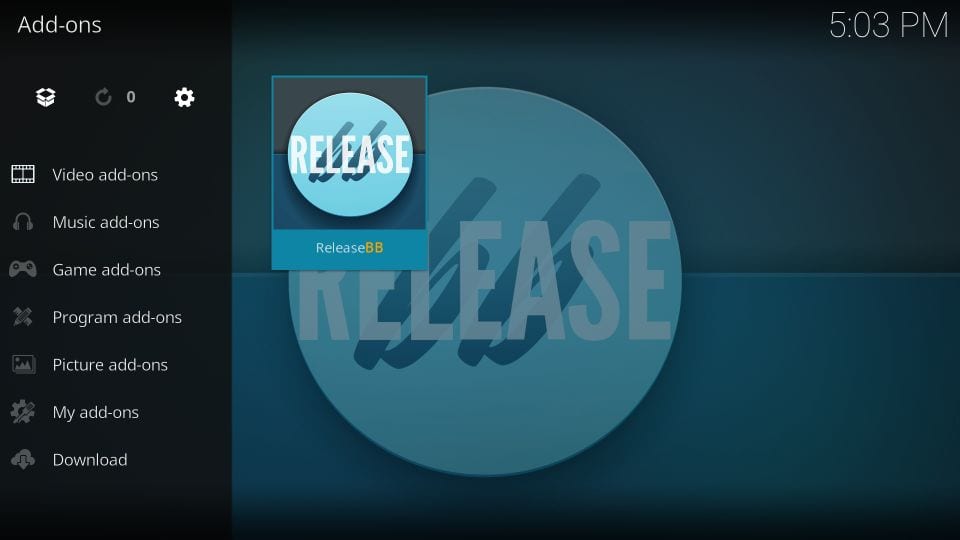 how to use releasebb addon on kodi