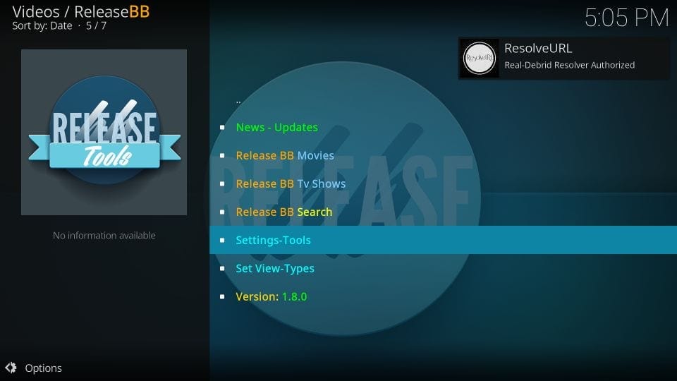 releasebb kodi addon