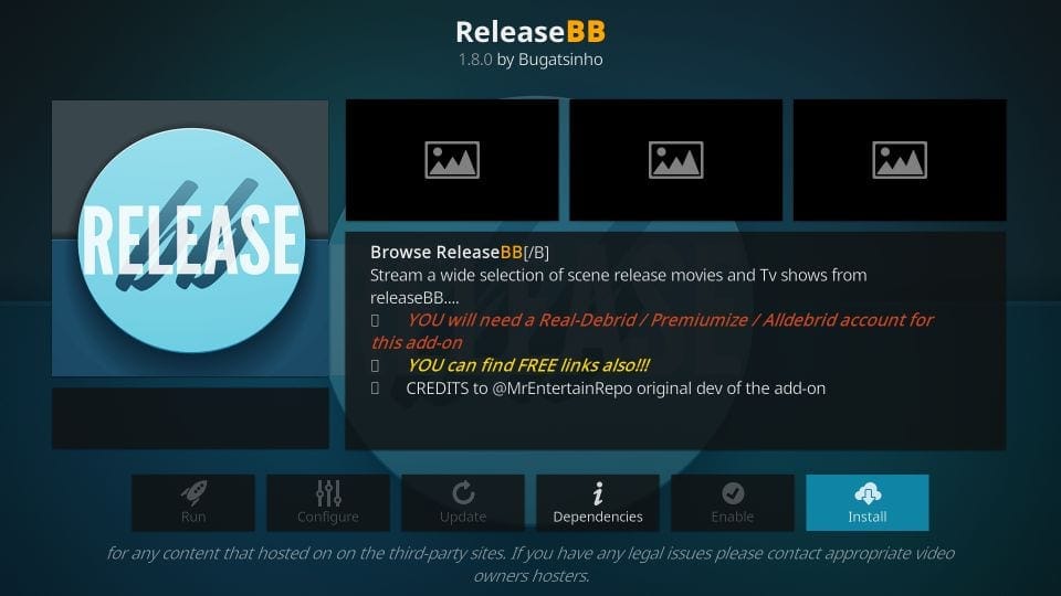 kodi addon releasebb