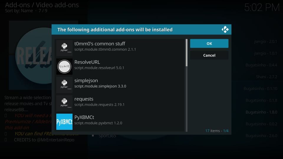 install releasebb kodi addon