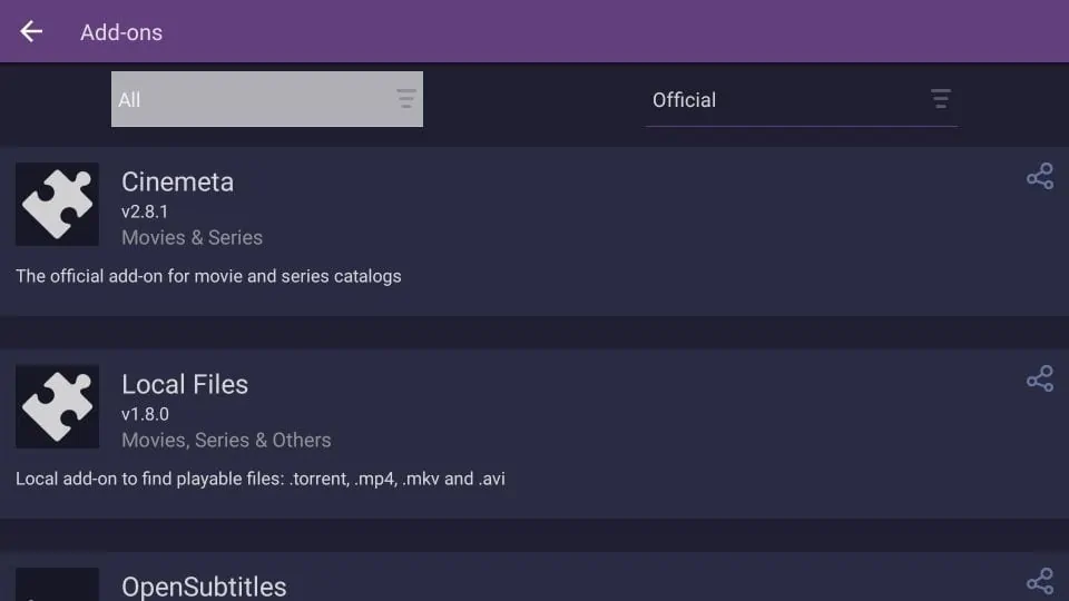 how to install stremio addons