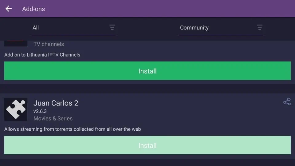 top addons for stremio