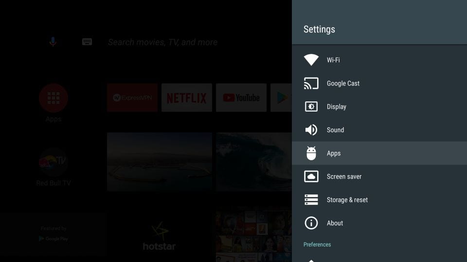 how to find stremio app on android tv