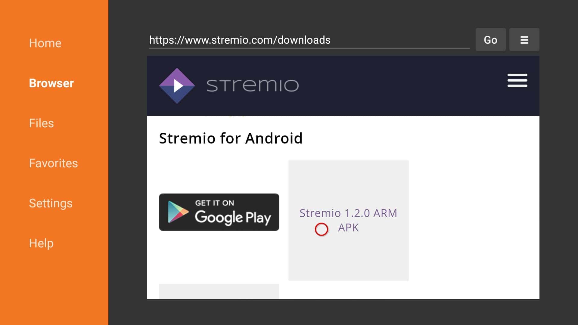 download stremio apk on firestick