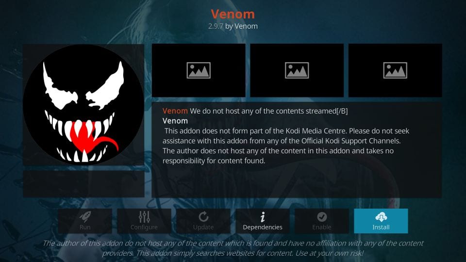 Venom Kodi