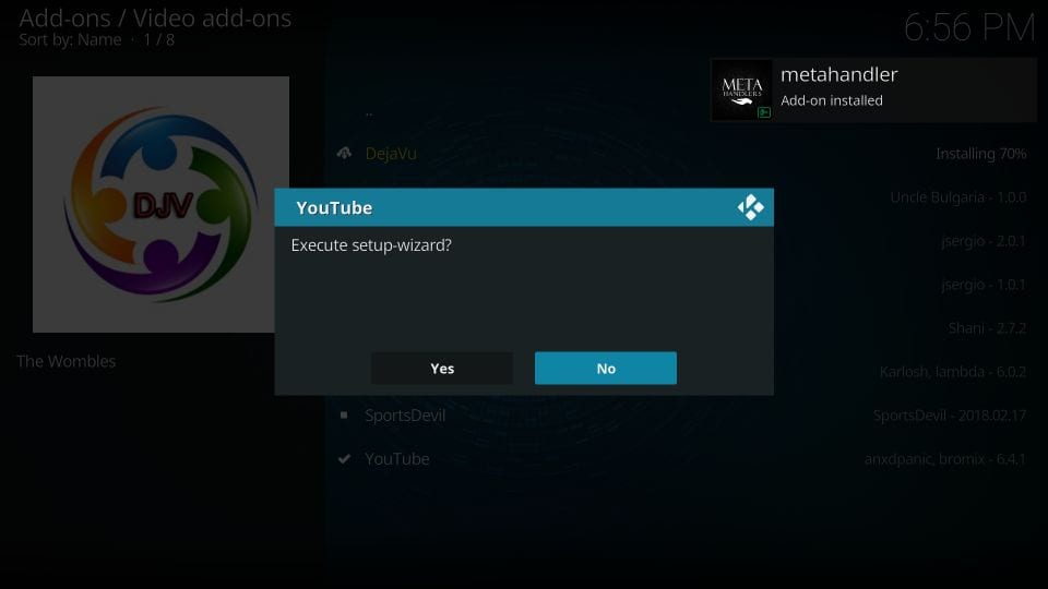 how to install dejavu addon on kodi