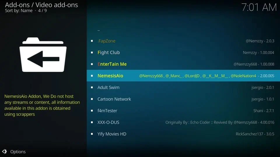 how to install nemesis aio kodi addon