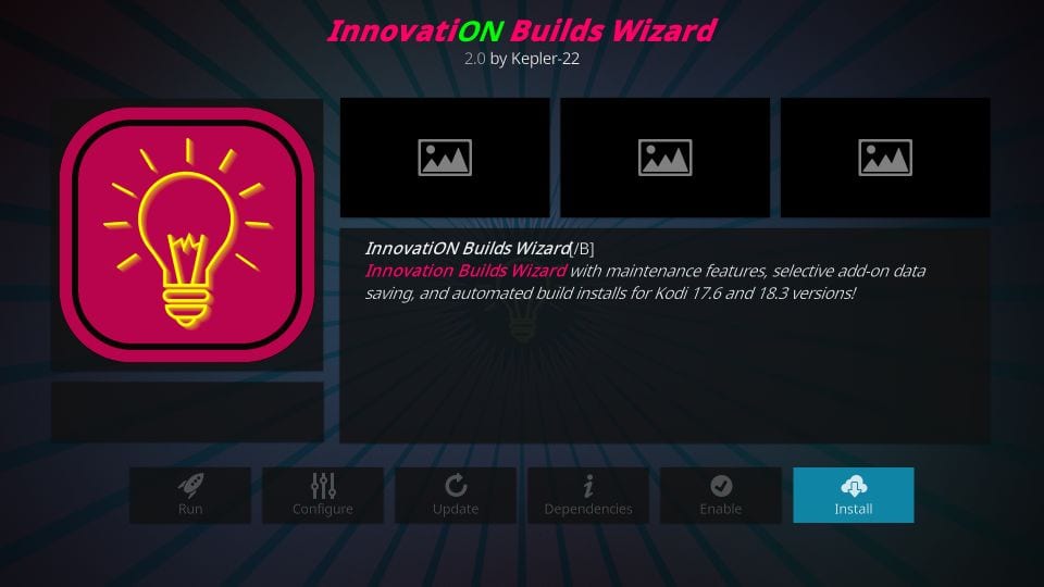 innovation builds wizard