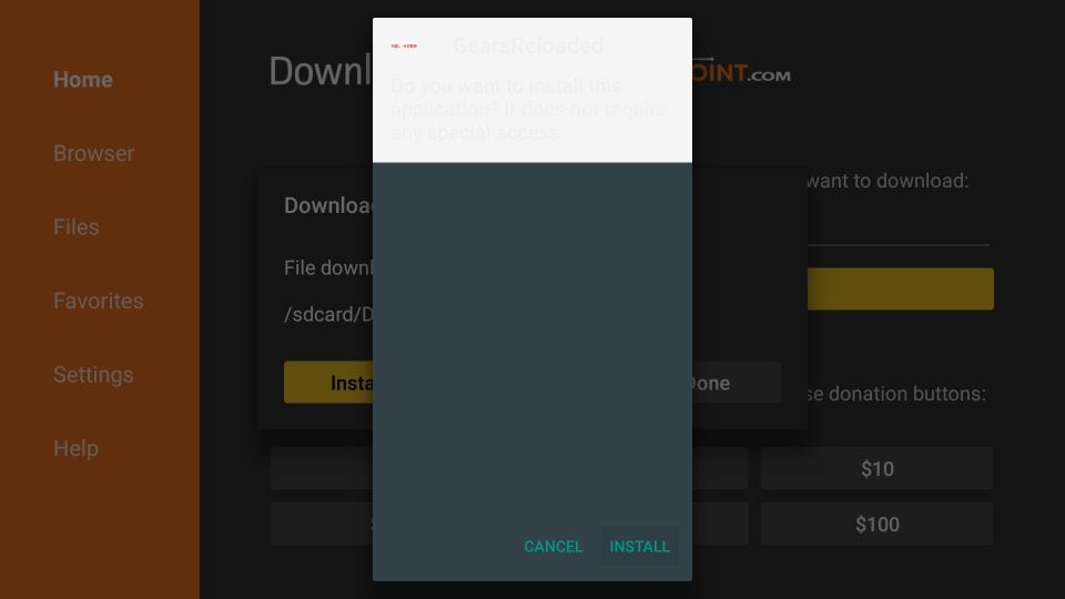 gears tv reloaded for Firestick