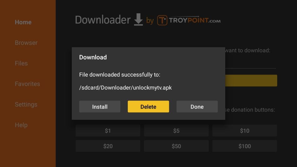 download unlock my tv apk on firestick