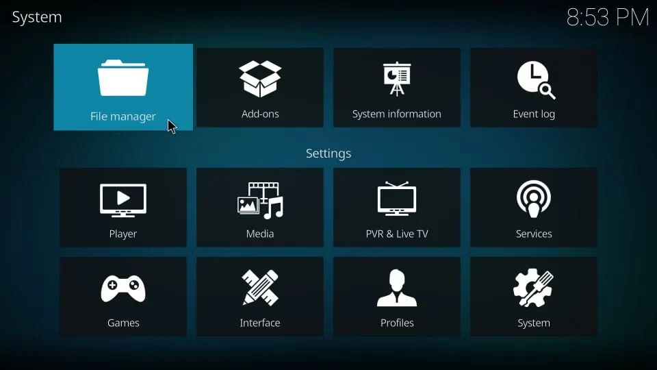 install eternal tv kodi addon