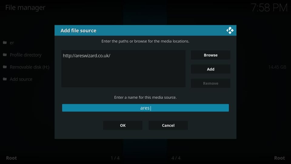 ares wizard on kodi